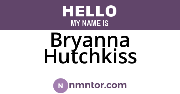 Bryanna Hutchkiss