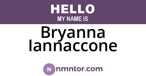Bryanna Iannaccone
