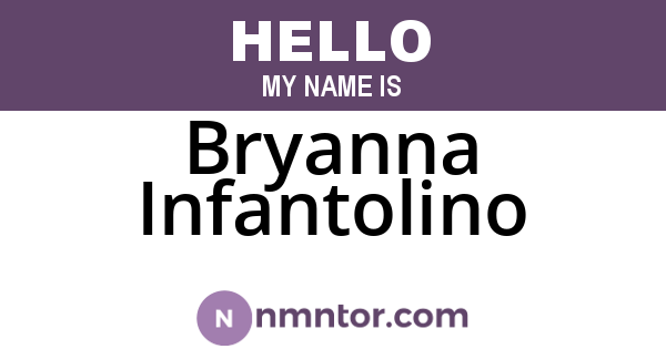 Bryanna Infantolino