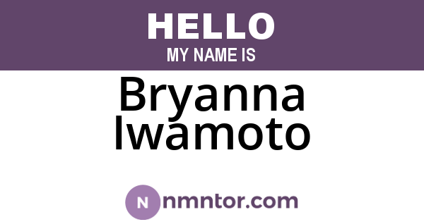 Bryanna Iwamoto