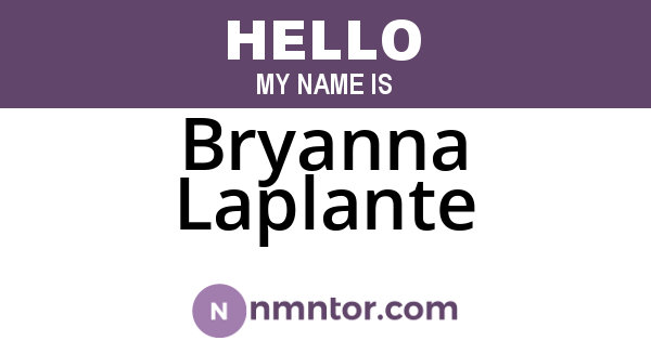 Bryanna Laplante