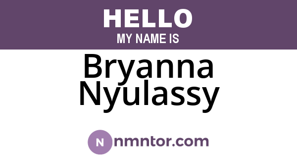Bryanna Nyulassy