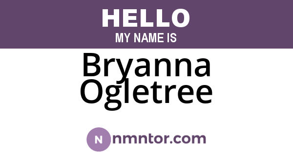 Bryanna Ogletree