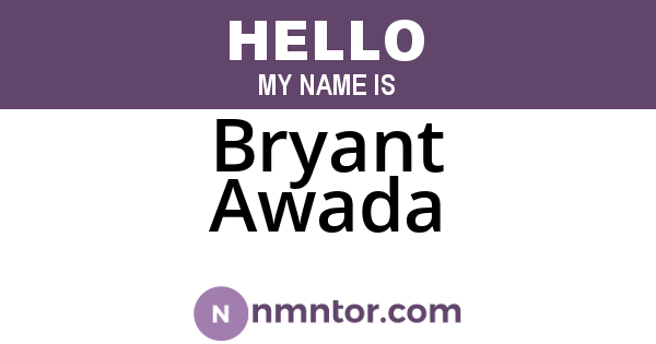 Bryant Awada