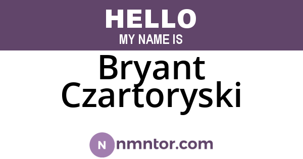 Bryant Czartoryski