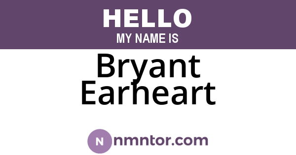Bryant Earheart