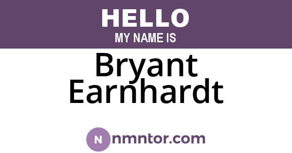 Bryant Earnhardt