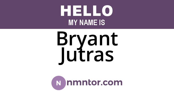 Bryant Jutras