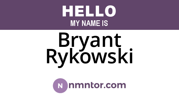 Bryant Rykowski