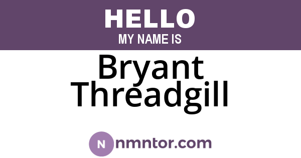 Bryant Threadgill