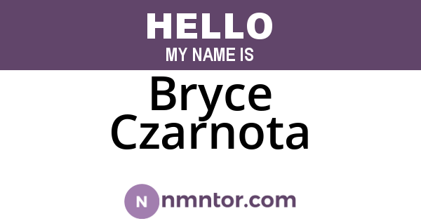 Bryce Czarnota
