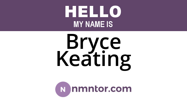 Bryce Keating
