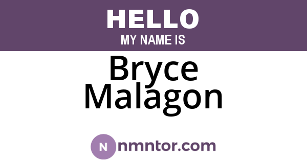 Bryce Malagon