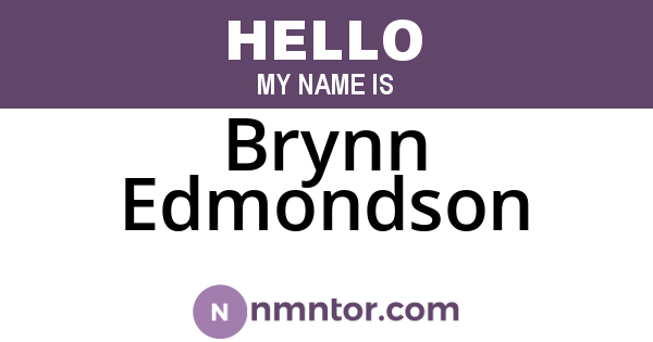 Brynn Edmondson