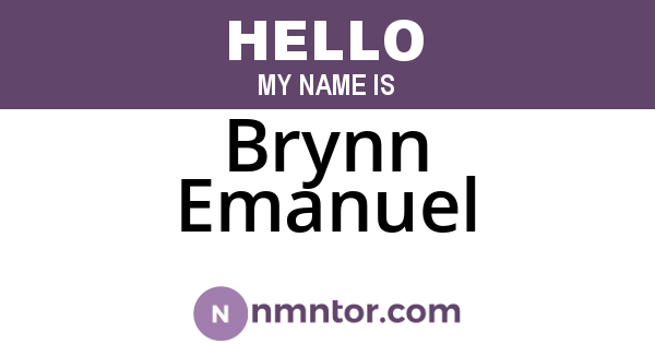Brynn Emanuel
