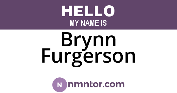 Brynn Furgerson