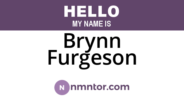Brynn Furgeson
