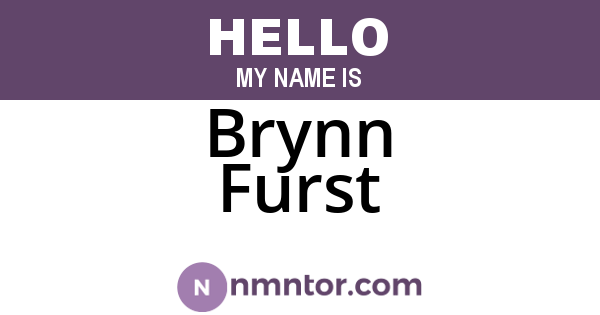 Brynn Furst