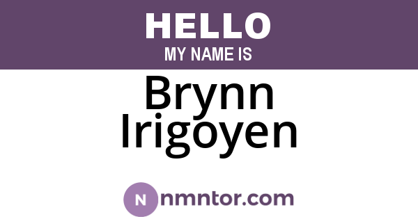 Brynn Irigoyen