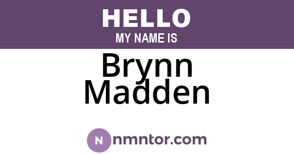 Brynn Madden