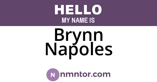 Brynn Napoles