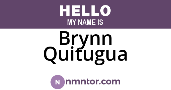 Brynn Quitugua