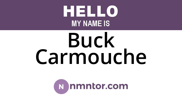 Buck Carmouche