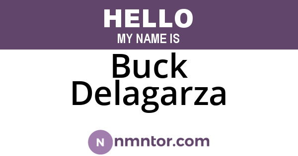 Buck Delagarza