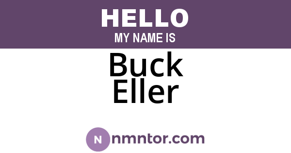 Buck Eller