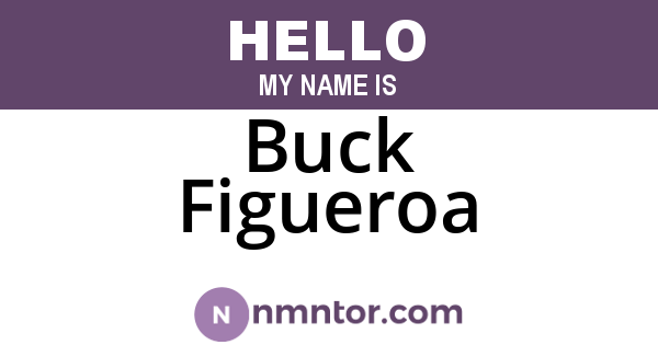 Buck Figueroa