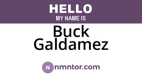 Buck Galdamez