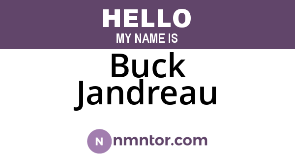 Buck Jandreau