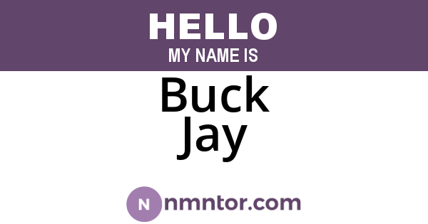 Buck Jay
