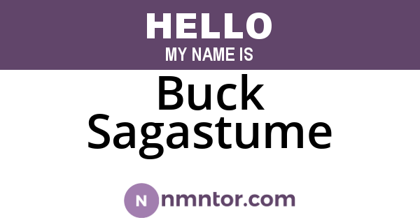 Buck Sagastume