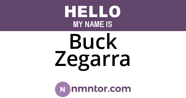 Buck Zegarra