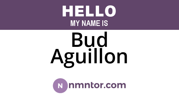 Bud Aguillon