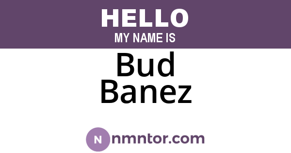Bud Banez