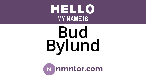 Bud Bylund