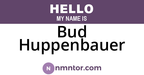 Bud Huppenbauer