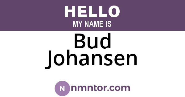 Bud Johansen