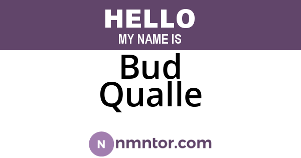 Bud Qualle