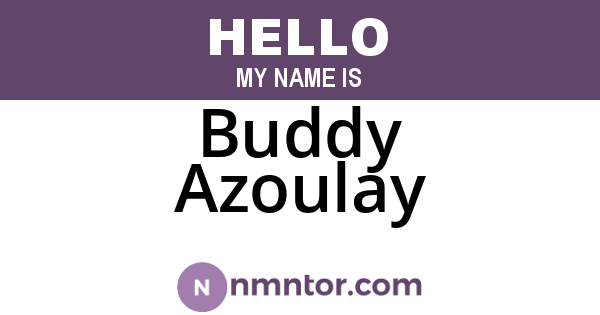Buddy Azoulay
