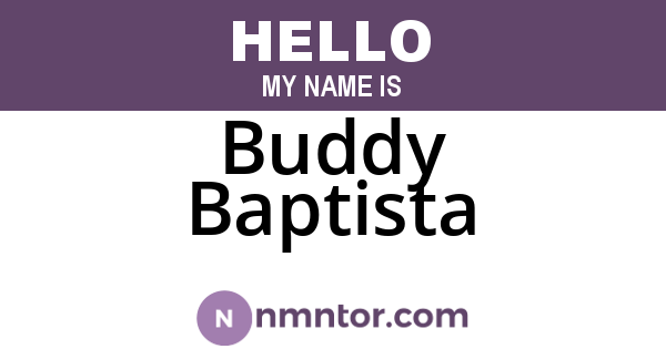 Buddy Baptista