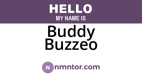 Buddy Buzzeo