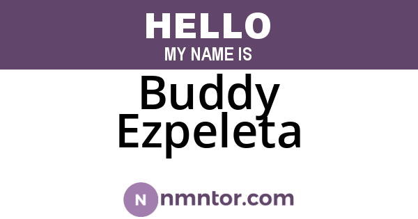 Buddy Ezpeleta