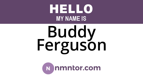 Buddy Ferguson