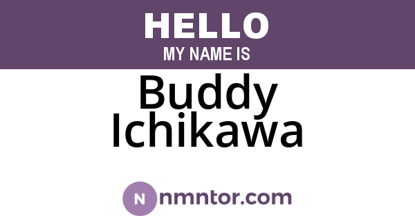 Buddy Ichikawa