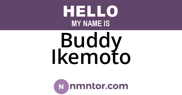 Buddy Ikemoto