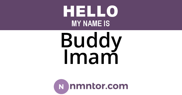 Buddy Imam