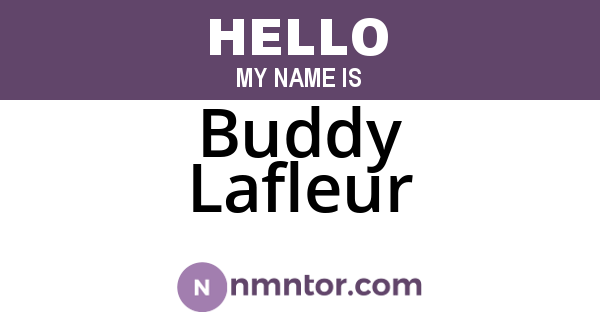 Buddy Lafleur